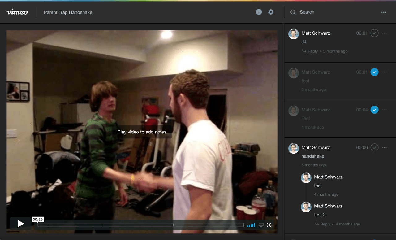 As part of Vimeo’s PRO feature set I helped build a fully responsive video annotation web…